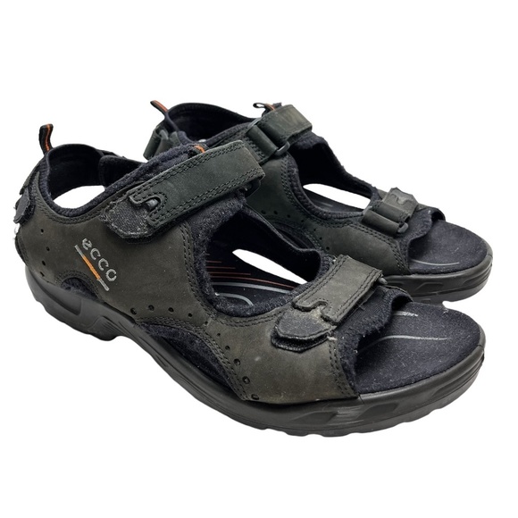 ECCO Sport Genuine Leather RECEPTOR TECHNOLOGY Hiking Camping Shoes Dad sz 44 - Picture 1 of 16